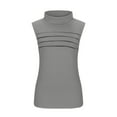 thumbnail image 5 of Augper Women's Soft Cotton Mock Turtleneck Shirt Baselayer Tops Underwear Shirt, 5 of 9