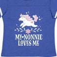 thumbnail image 4 of Inktastic Nonnie Loves Me Granddaughter Unicorn Girls Toddler T-Shirt, 4 of 5