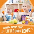 thumbnail image 6 of Earth's Best Organic Teething Crunchy Sticks Cheddar Cheese Puffed Baby Snack, 0.56 oz Bag, 6 of 14