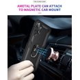 thumbnail image 4 of for Galaxy A32 5G Case,Samsung A32 5G Case, with HD Screen Protector,[Military Grade] Ring Car Mount Kickstand Hybrid Hard PC Soft TPU Shockproof Protective Case for A32 5G (Black), 4 of 13