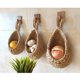 thumbnail image 3 of Txlixc Cesta de pared colgante tejida hecha a mano Contenedor de almacenamiento de mimbre natural entregado Txlixc  Moda, 3 of 6