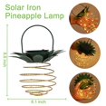 thumbnail image 2 of 2 uds farolillo Solar para exteriores luces colgantes en espiral Led, farolillos de arte del hierro lámpara decorativa para exteriores, jardín, Patio kaili Sencillez, 2 of 5