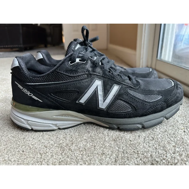 New Balance 990v4 Mens Size 13 D Wide Black Sneakers Shoes M990BK4 Walking USA