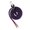 Purple, variant on Showman 8' Nylon Pro Braid Lead Rope w/ Removable Brass Snap