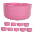 thumbnail image 6 of CIMAXIC Round Pink Plastic Bowls 10Pcs for Soup and Rice Reusable Entertaining Guests, 6 of 8