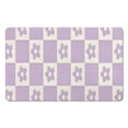 thumbnail image 1 of Non-Slip Checkered Bathroom Runner Rug - Long Bath Mat, Soft Microfiber, 20x32 in, Water-Absorbent, Machine-Washable., 1 of 5
