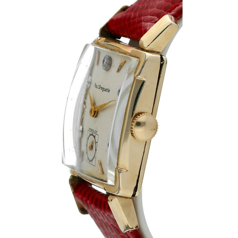 Paul Breguette Incabloc 10K Gold Filled Dimond Watch Hand Wind Women s Watch Walmart