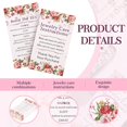 thumbnail image 3 of 200 Pieces Jewelry Instructions Cards Jewelry Care Instructions Insert 3.5 x 2 Inch Packaging Inserts Customer Direction Cards for Jewelry Cleaning, 3 of 7