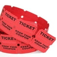 thumbnail image 7 of 500-Pack Color Tearable Admission Coupons Vouchers and Prize Draw Tickets, 250 Pairs, Paper Material for Events Celebrations Parties and Corporate Use, 7 of 7