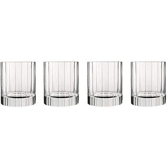 Luigi Bormioli Bach 11.25 oz. Double Old Fashion Glasses, Set of 4, Clear