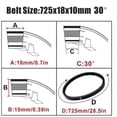 thumbnail image 4 of 725 Go Kart Drive Belt for Hammerhead 80T TrailMaster Mid XRX Mud Head Go Kart 6.5HP Engine, 4 of 5