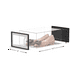 thumbnail image 3 of Caja de zapatos transparente Caja de almacenamiento Cajón tipo zapatero de plástico Gabinete de zapatos transparente en línea Celebrity Shoe White, 3 of 6