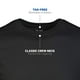 thumbnail image 3 of Camiseta Gildan Crew para hombre G1100 negra talla M (paquete de 6), 3 of 7