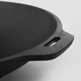 thumbnail image 3 of ExcelSteel Perfecto para cocinar en casa Salteado Cocina india asiática Wok de hierro fundido de 12 pulgadas Negro, 3 of 5