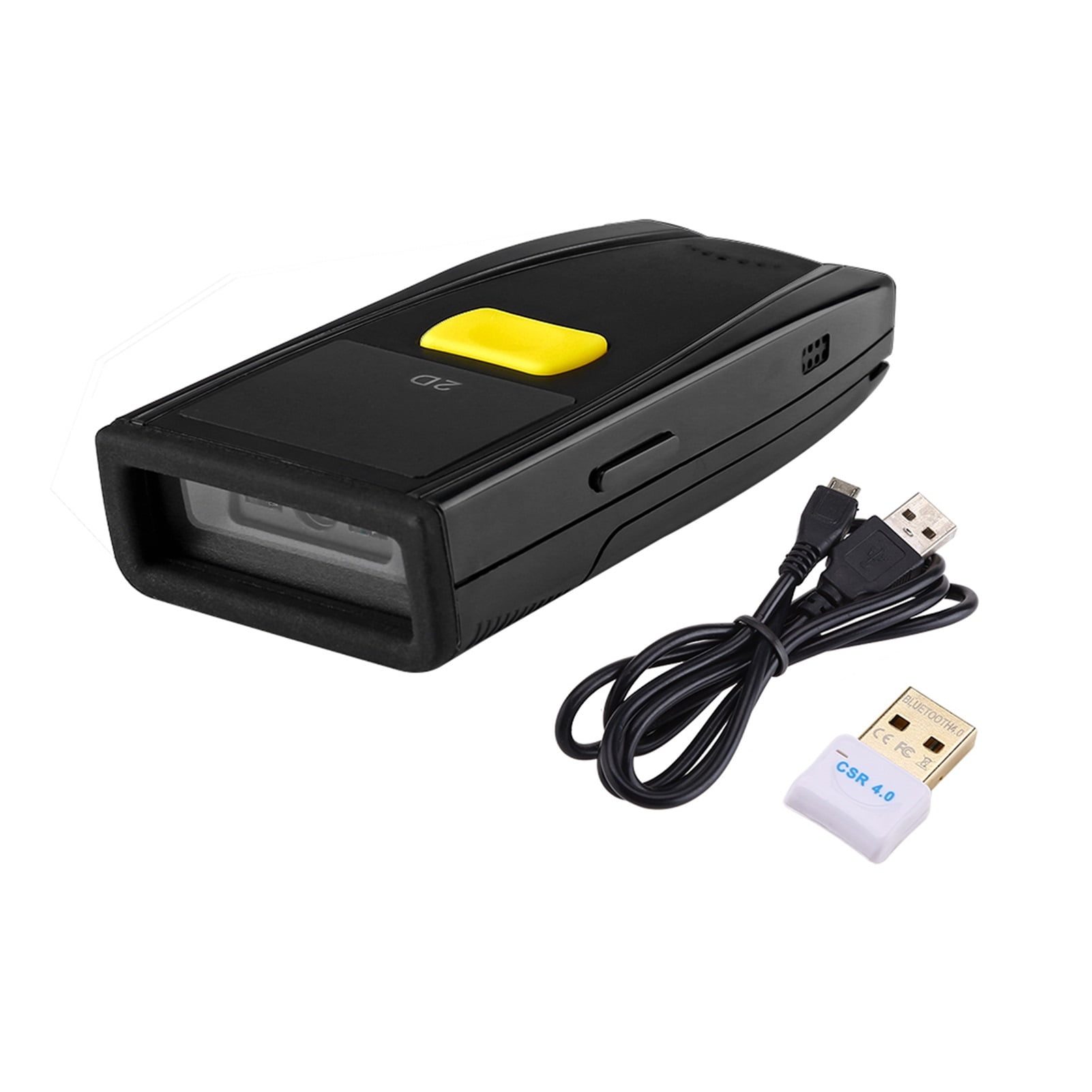 1D 2D QR Barcode Scanner Portable BT 3.0 Bar Code Reader Work With Mobile Phones Tablet PC Portable ,Easy to Operate