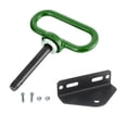 thumbnail image 1 of Heavy-Duty Alloy Steel Magnetic Hitch Pin Set with Neodymium Magnet - 1/2 Inch Diameter, 1500 lbs Pull Force, Green & Black Finish - Includes Bolts & R-Clip - Compatible with , Truck, Tractor,, 1 of 6