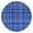 Blue Checkerboard Checkered, variant on Blue and White Grid Pattern Round Fitted Tablecloth with Elastic Edge,Dining Table Cover Waterproof,Outdoor Round Tablecloth for Camping,Dining,Indoor and Outdoor