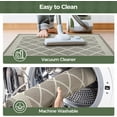 thumbnail image 4 of Farmhouse Kitchen Mat Set of 2, Rubber Backing Kitchen Rugs and Mats Non Skid Washable, Non Slip Kitchen Mats for Floor Set for in Front of Sink, Laundry, Farmhouse,17"X 30"+17"X 48"(Beige), 4 of 6