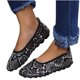 thumbnail image 4 of Zapatos de mujer Punta redonda Retro Moda Estampado de serpiente Fácil de poner y quitar Zapatos casuales perezosos Wmkox8yii FOPL1595, 4 of 9