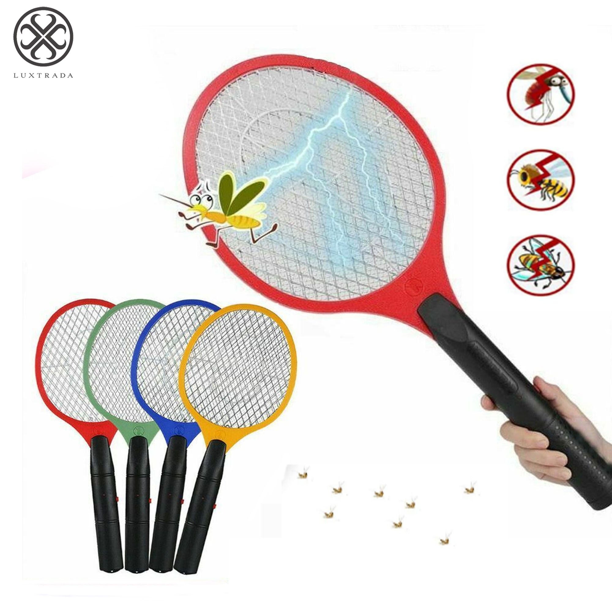 Bug Zapper Electric Fly Mosquito Swatter Instant Insect Wasp Pest Killer Racket 