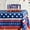 Multicolor#14, variant on Fourth of July Wooden Tabletop Decor with USA Lettering for Independence Day, Patriotic Home Decorations Centerpiece for Mantel, Desktop, or Party
