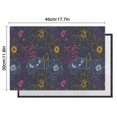 thumbnail image 5 of Pioneer Flower Floral Print Pattern Summer Placemats Table Placemats Set Of 6-Linen Kitchen Washable Placemats Table Mats 12x18 Inch Non-Slip Heat Resistant, 5 of 5