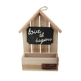 thumbnail image 1 of Maceta colgante de pared, decorativa, creativa, de madera, sencilla, 1 of 12