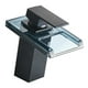 thumbnail image 2 of Washbasin tap, black ceramic glass, with LED and hose, without hose, 2 of 5