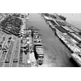 thumbnail image 2 of Highsmith, Carol 24x17 White Modern Wood Framed Museum Art Print Titled - Port Terminal in Bayonne-New Jersey, 2 of 4