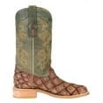 thumbnail image 5 of Corral Western Boot Mens Pirarucu Leather Brown Turquoise A4048, 5 of 5