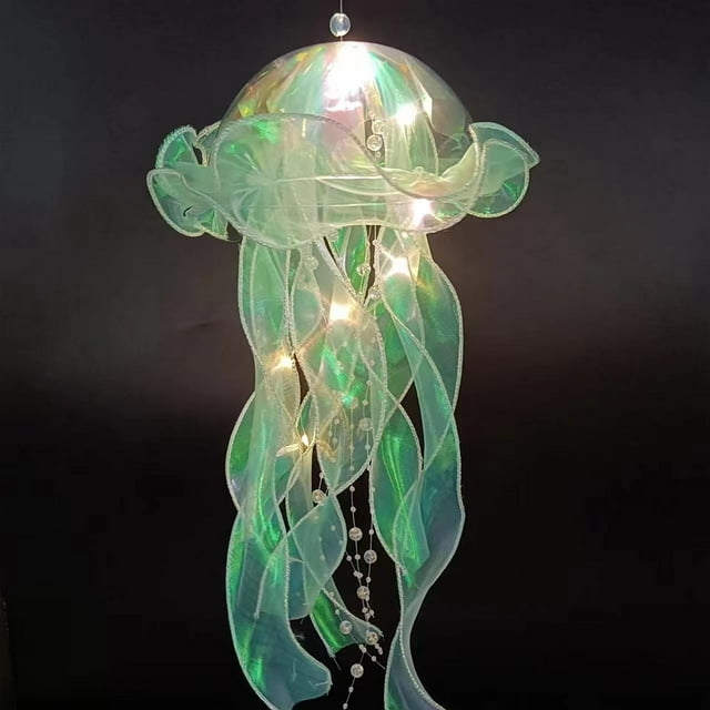 Color Fishtail Lamp LED Lantern Party Gradient Light for Girls Birthday Bedroom Stage Decoration