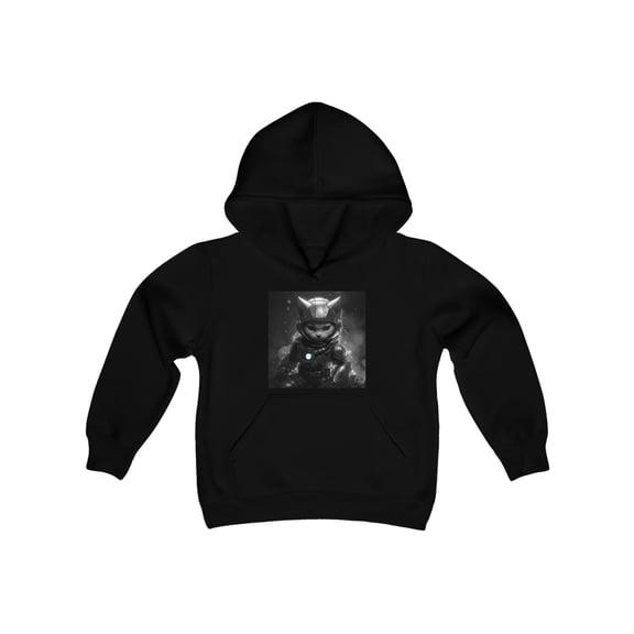 Iron Man Kitty - Youth Heavy Blend Hooded Sweatshirt