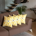 thumbnail image 3 of Ikat Set of 4 Square 18"x18" Boho Throw Pillow Covers, 3 of 4