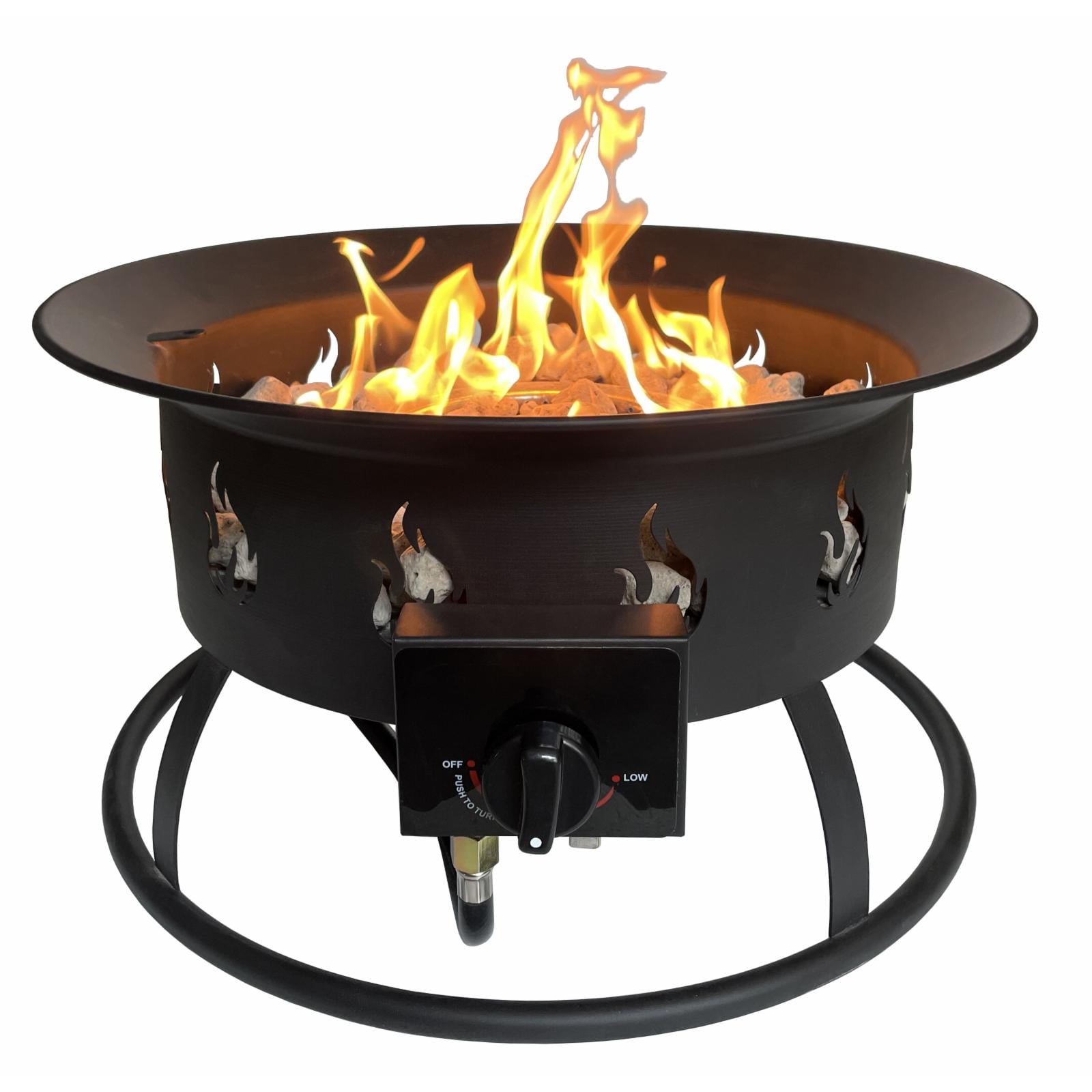 Details about   Outland Firebowl 893 Deluxe Outdoor Propane Gas Fire Pit with Cover & Carry Kit 