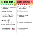 thumbnail image 4 of Kwik Stix Metallic Tempera Paint Sticks, 12 Count, Washable, Quick-Drying, Non-Toxic, Mess-Free, 4 of 11