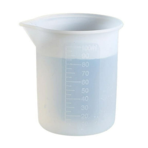 WINDLAND 100ml Reusable Silicone Cup Mixing Cup Resin Cup Non-StickSilicone Measuring Cup