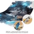 thumbnail image 2 of Jigsaw Puzzle Watercolor Wolf Portrait 500 Pieces, Zigsaw with Alphabet Partition Storage Bag Easy to Solve, Fun Family Game Creative Gift for Friends Parents Grandparents, 2 of 6