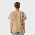 thumbnail image 2 of SPECTRUM UNIFORMS Scrub Tops Tunic Tops with Snap Front Women V-Neck Soft Fabric Ideal for Medical Professionals, Hospital and Lab Work Wear Khaki, 2 of 5