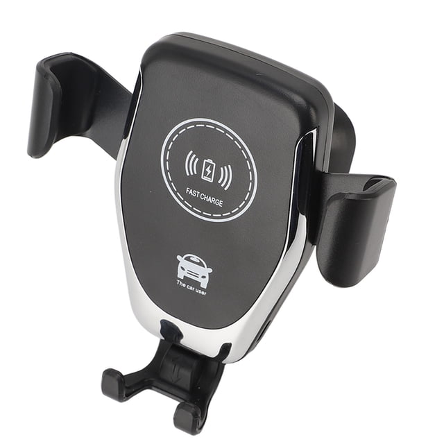 Car Wireless Charger, Easy To Install 360 Degree Rotatable Fast Charging 15W Car Wireless Charger Holder Automatic Identify for Vent