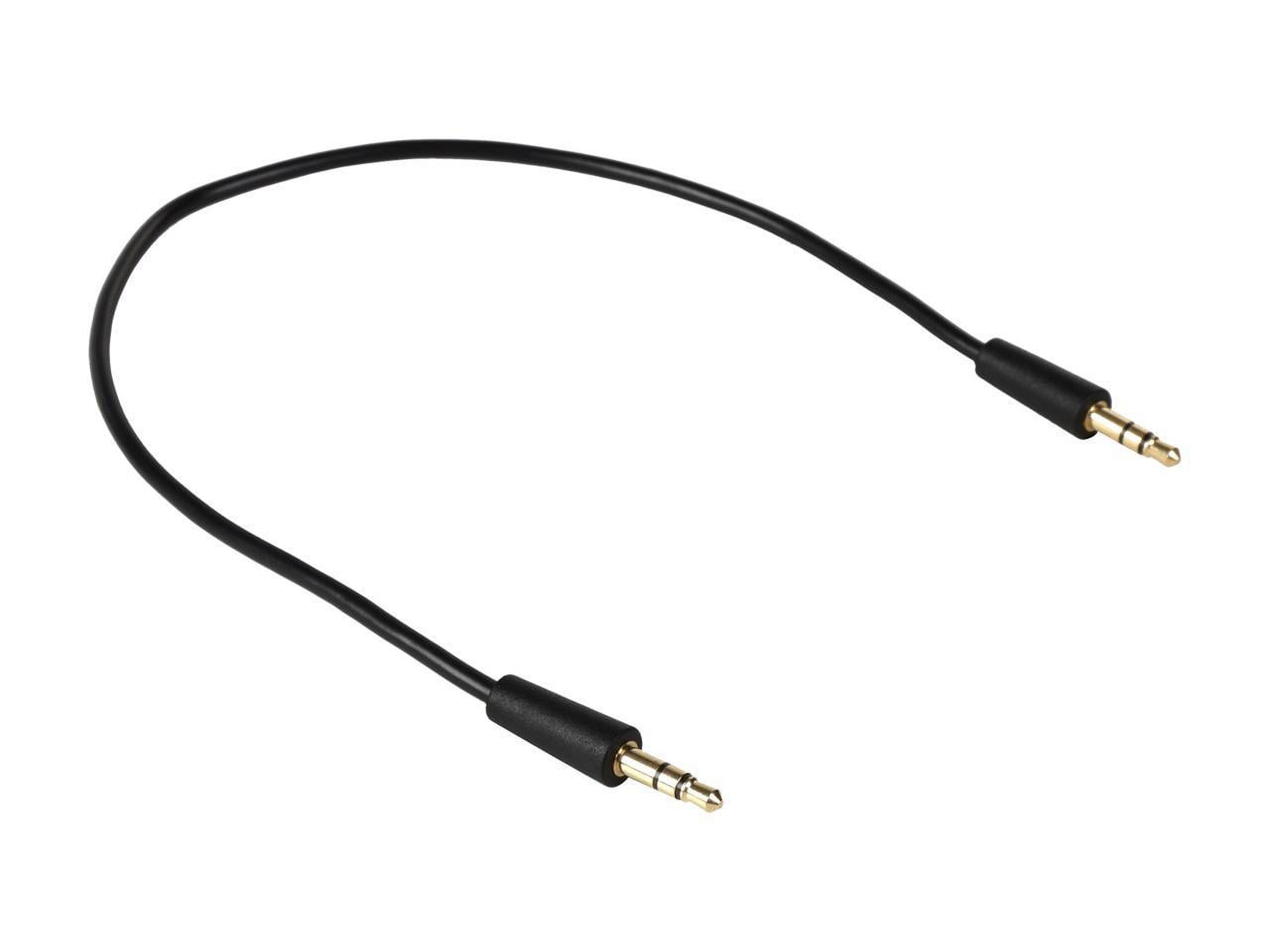 Tripp Lite P312-001 3.5mm Mini Stereo Audio Cable for Microphones, Speakers and Headphones Male to Male - image 2 of 4