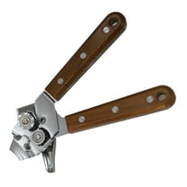 VERDANVERSE 1Pcs Can Opener with Wooden Handle for Opening Cans and Bottles Kitchen Gadget