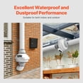 thumbnail image 4 of VEVOR 4 to 4.5 inch Radon Mitigation Fan System, Quiet 380 CFM Radon Mitigation Kit with 2 Couplers, Waterproof Radon Fan Electric Inline Duct Fan Exhaust Fan for Indoor Outdoor Ventilation, 4 of 9