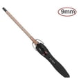 thumbnail image 1 of 9mm Thin Curling Iron Ceramic, 3/8 Inch Small Barrel Curling Wand For Long & Short Hair, Lcd Display With 9 Heat Setting Include Glove(golden), 1 of 5