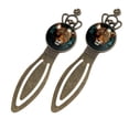 thumbnail image 2 of Leopard Stainless Steel Vintage Crown-Shaped Bookmarks Set - Gift for Readers and Book Lovers - Set of 2 Book Markers, 2 of 5