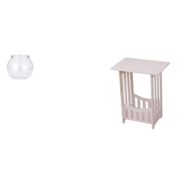 Pecera Pequeña Transparente Para Peces Pequeños, Adorno Redondo Pequeño Para Acuario, Pecera, Florero, Mesa Para Oficina, Decoración Del Hogar, Plantas, Mesa Auxiliar Portátil, Versátil Y