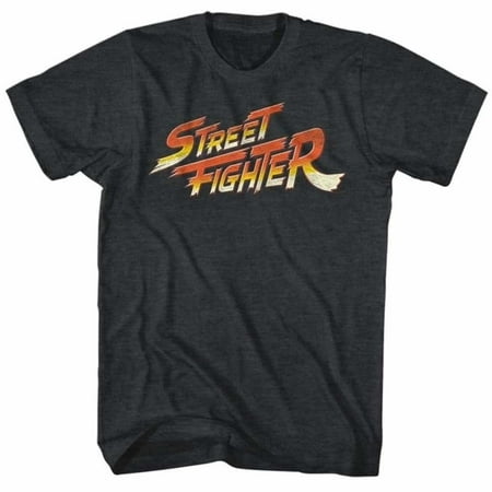 Street Fighter Video Martial Arts Arcade Game Logo Adult T-Shirt Tee
