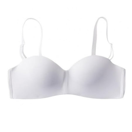 

Women s Slightly Lined Lift Support Invisible Seamless Plunge Strapless Bra