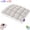 Grey, variant on Puff Pillows for Sleeping,Fluffy Cloud Pillow with Ice-Silk Touch, Breathable Quilted Grid Design,for Side and Back Sleepers