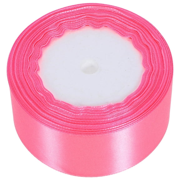 CRAFTHROU Pink Ribbon 1 Roll for and Festival Celebrations