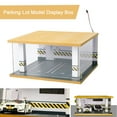 thumbnail image 4 of YILIKISS 2 Parking Spaces 1:24 Car Model Parking Lot Scene DIY Parking Space Display Simulation Scene Present Background Easy Assemble, 4 of 7